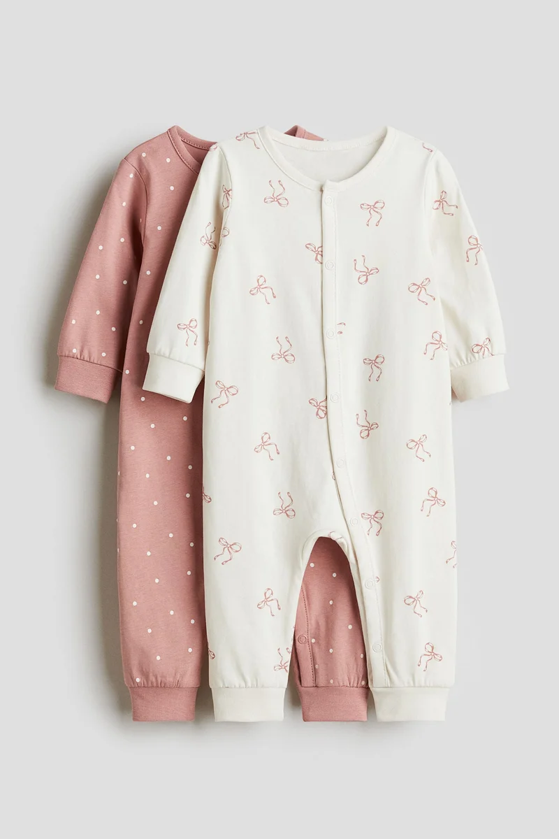 H&M 2-pack patterned cotton pyjamas