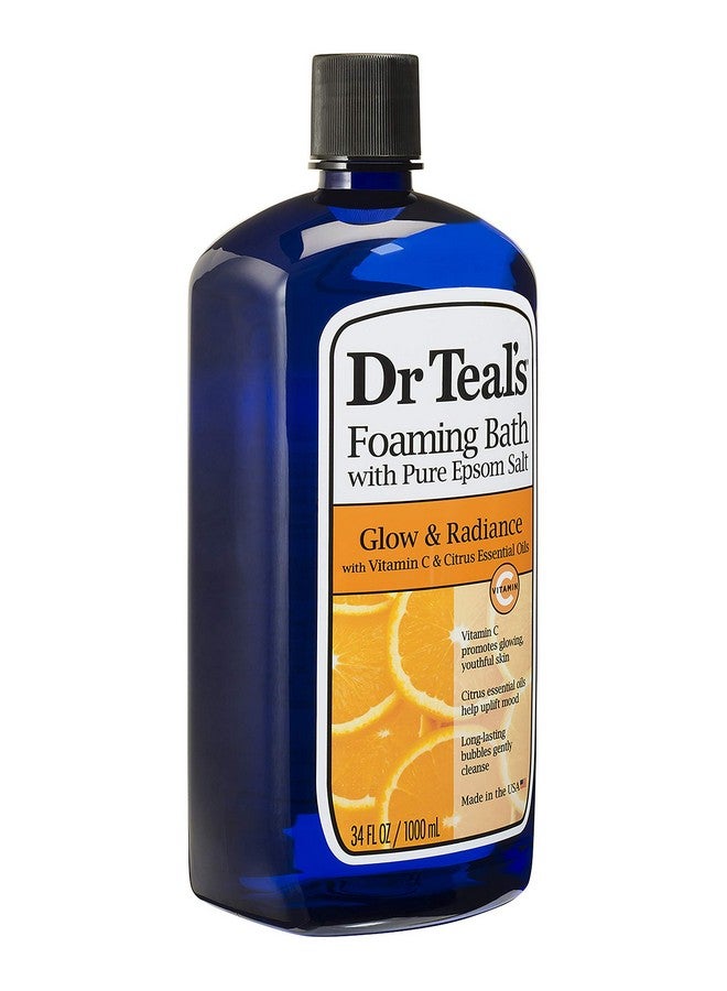 Dr Teal's Dr. Teal's Glow & Radiance with Vitamin C & Citrus Essential Oils Foaming Bath 34oz  - Image 2