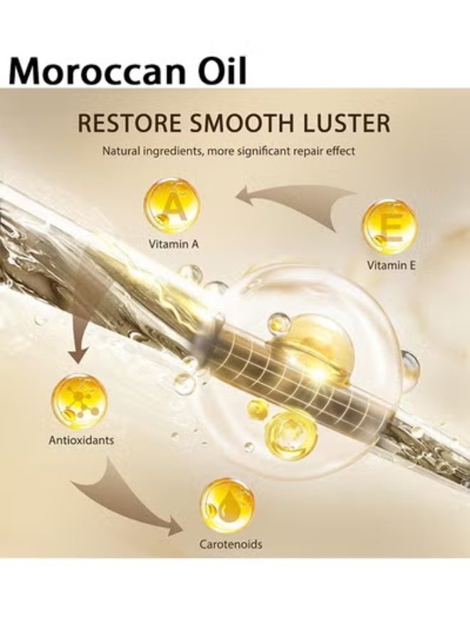 Moroccan Treatment Moroccan Hair Oil, Original Argan Oil Serum, Nourish Frizzy Hair, Smooth And Shiny Hair Conditioner, For All Hair Types 100ML - Image 3