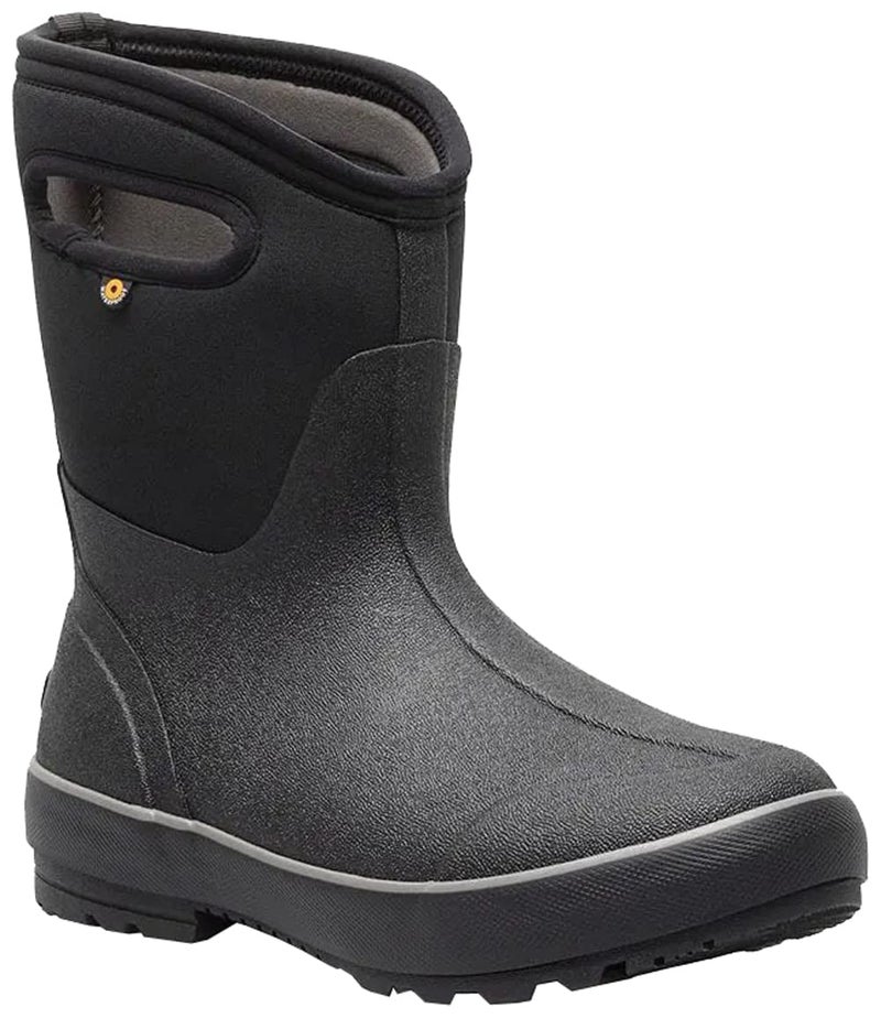 BOGS Women's Classic II Mid Farm Boot, Black, Size 7
