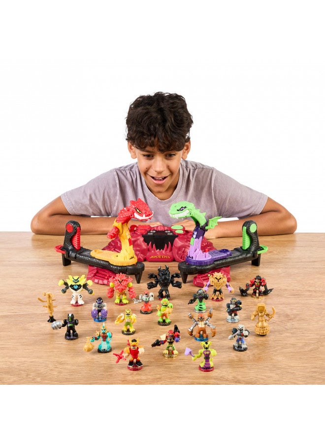 AKEDO Legends of Akedo Beast Strike Serpent Fury Arena. Battle Your Warriors and Your Beasts to Win! with 40+ Real Sound Effects and Lights and 2 Exclusive Warriors. - Image 2