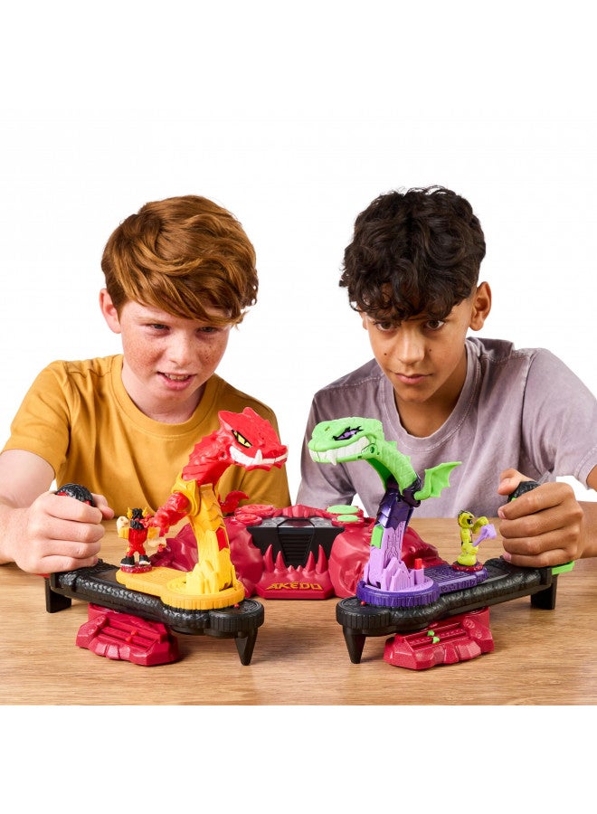 AKEDO Legends of Akedo Beast Strike Serpent Fury Arena. Battle Your Warriors and Your Beasts to Win! with 40+ Real Sound Effects and Lights and 2 Exclusive Warriors. - Image 3