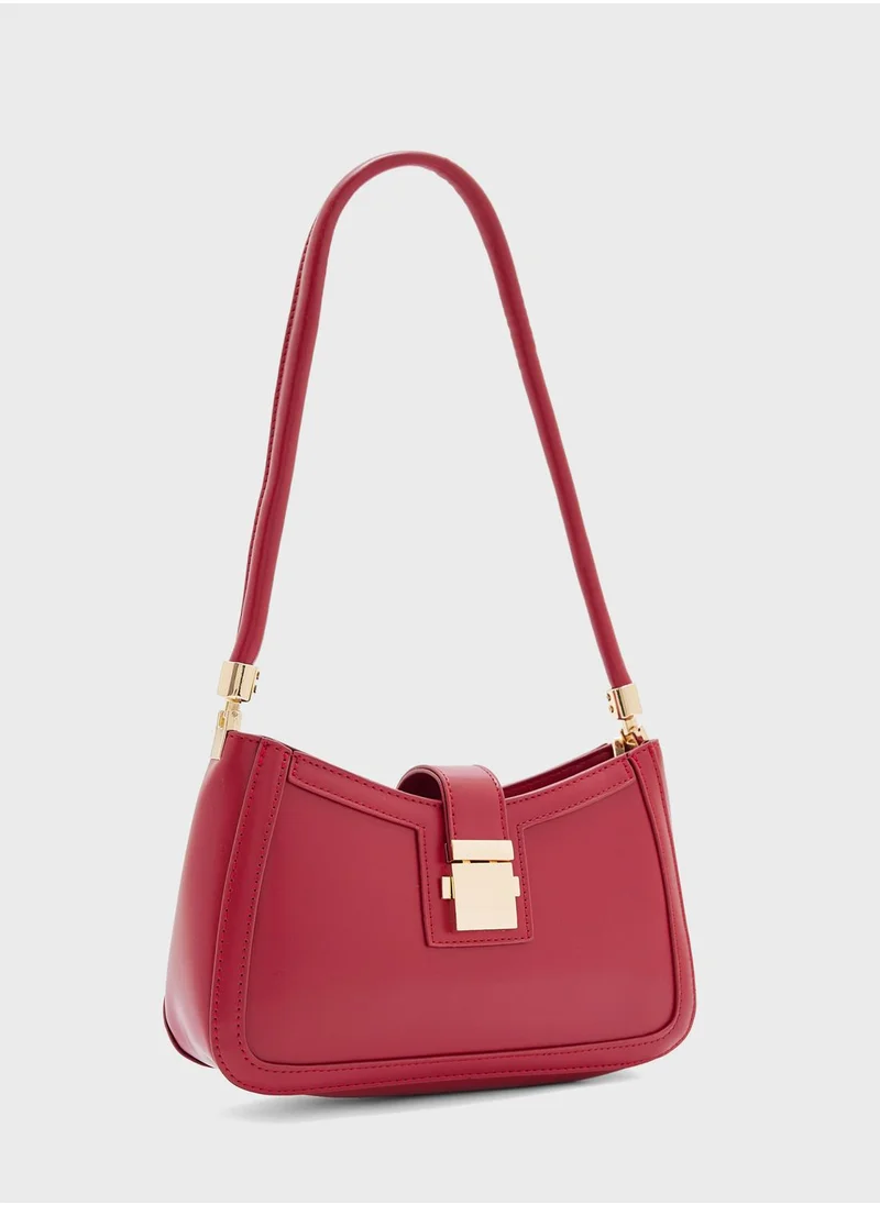 ELLA Shoulder Bag With Metal Trim Detail