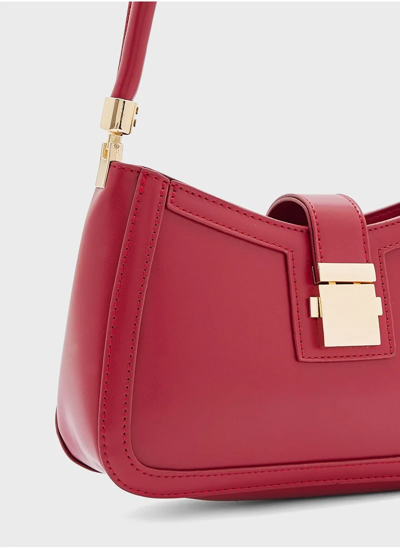 ELLA Shoulder Bag With Metal Trim Detail
