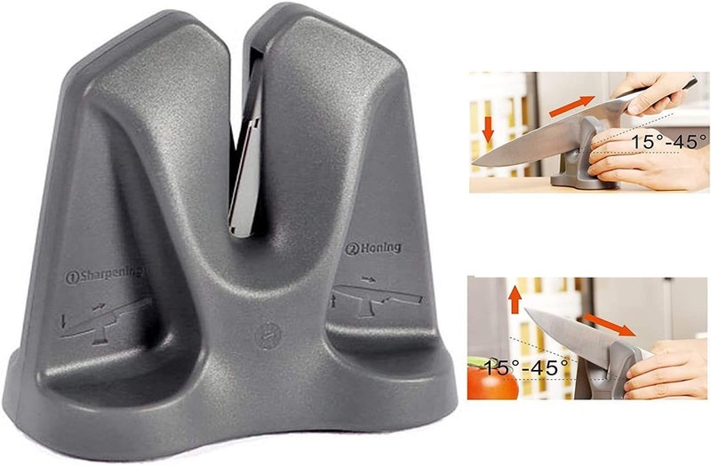 Rena Germany V - Knife Sharpener - Manual Knife Sharpening Tool for Kitchen/Household - Honing/Sharpening Knives - Image 3