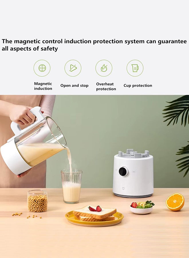 Xiaomi Versatile Smart Blender & Food Processor Hot & Cold Dual-Mode Blending, 9-Speed Precision Control, Ultra-Sharp 8-Leaf Stainless Steel Blade, OLED Touch Display, High-Power Motor, Smart App Connectivity for Effortless Cooking & Smoothies 800 - 950 W MPBJ001ACM-1A White - Image 4