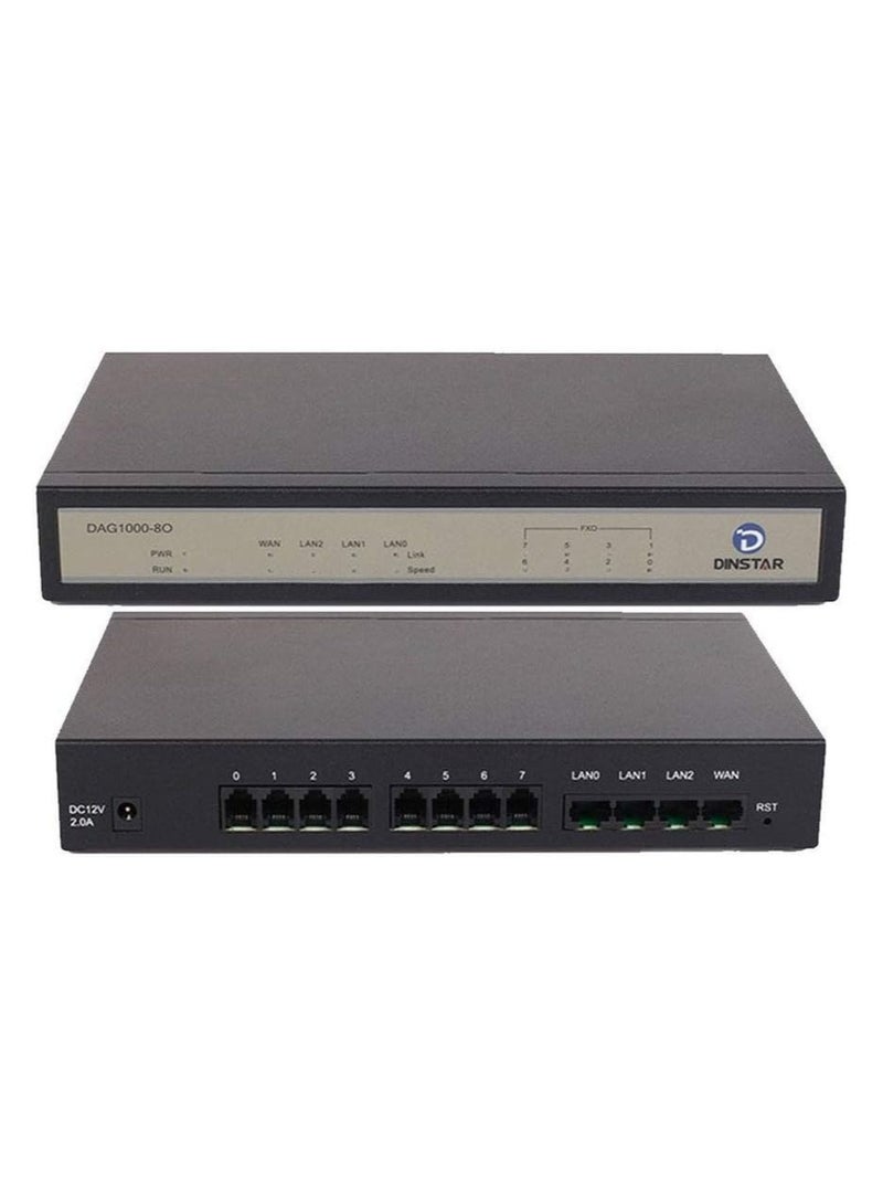 Dinstar DAG1000-8O FXO Analog VoIP Gateway Simple Operation - Image 1