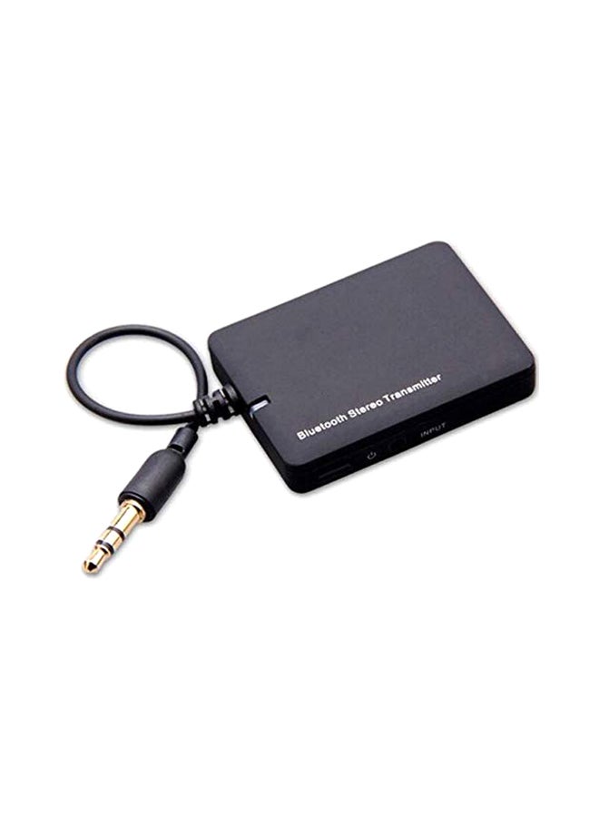 3.5mm Bluetooth Audio Transmitter A2DP Stereo Dongle Adapter Black - Image 1