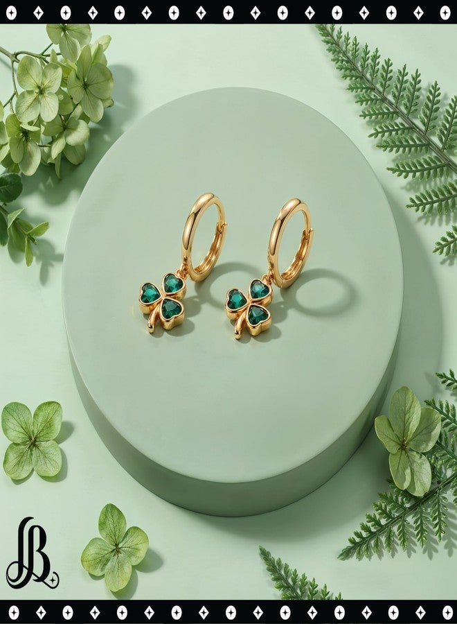 LaBling St. Patrick's Day Earrings for Women | Irish Shamrock Acrylic Dangle Earrings | Clover Hat Fun Drop Earrings - 012 - Image 5