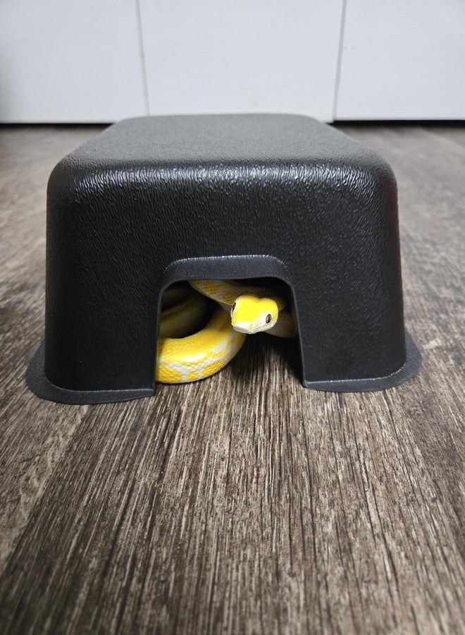 صندوق اختباء كبير للزواحف/السلاحف/الفئران (عبوة من 4 قطع) - Image 3