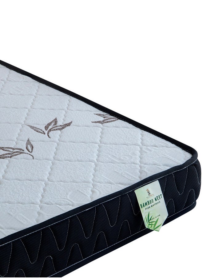 SULSHA BOMBOO Nest Premium Foam Mattress With Elastic Top Fabric For King Size 180x200x9 cm  - Image 2