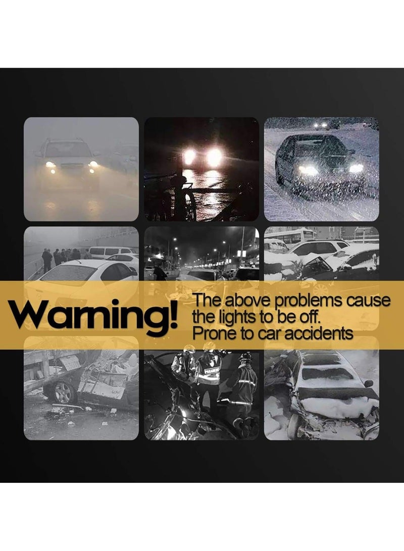 Car Headlight Cleaner, 100ml Car Headlight Cleaner Spray, Restores and Polishes Headlights, Heavy Duty Headlight Clear Coat Spray, Fast & Cleaner and Restorer, for Headlights, Taillights - Image 4