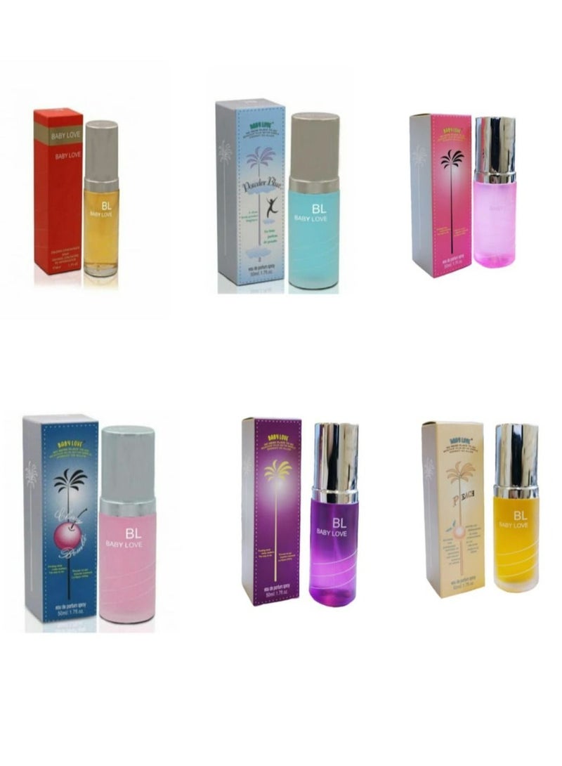 بيبي لاف مجموعة عطور الاطفال بيبي لوف 6 قطع