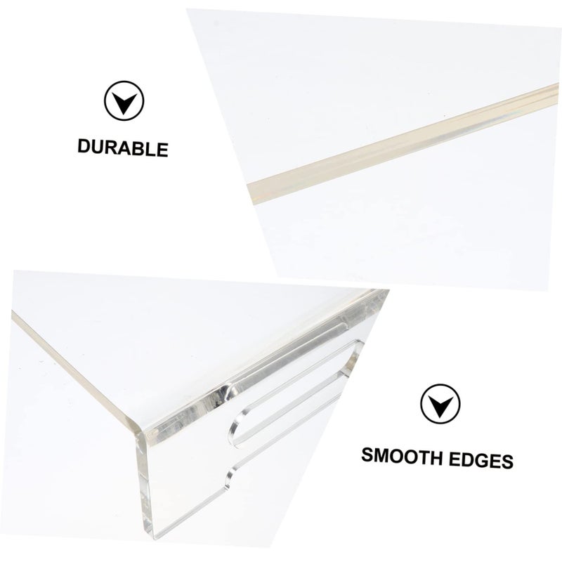 Multi Functional Laptop Monitor Stand Ergonomic Riser Height Adjustable for Home Office - Image 3