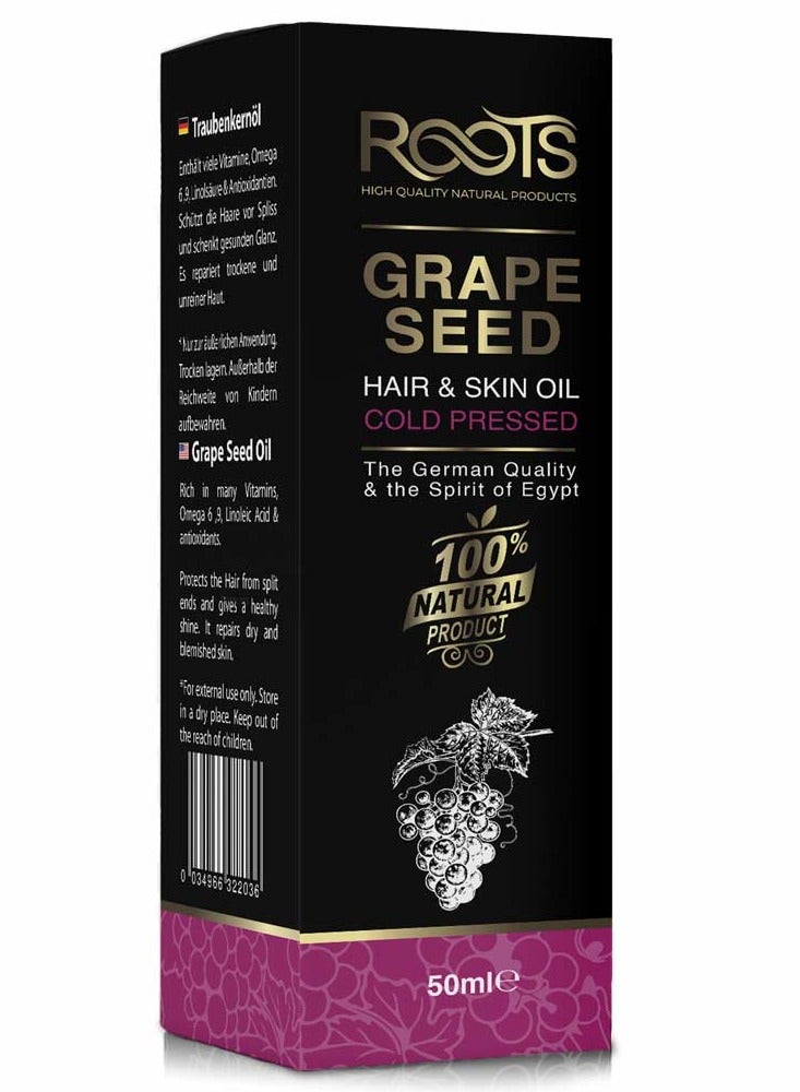 Roots Grape Seed Natural Oil 50ml  - Image 3