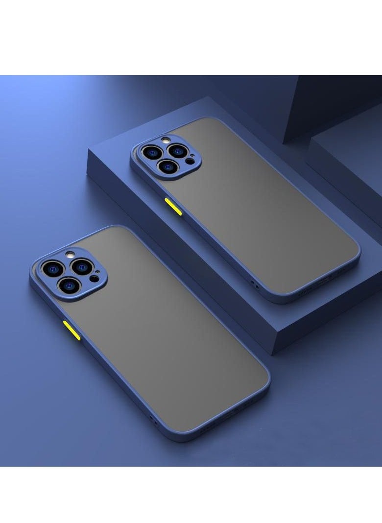 Generic - iPhone 15 Pro Max Silicone Case - Durable & Anti-Scratch Back Cover (Blue) - Image 1
