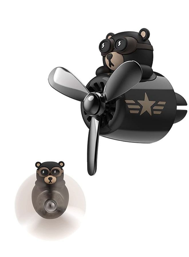 Cartoon Car Air Freshener Cute Car Diffuser Rotating Propeller Air Outlet Vent Freshener - Image 1
