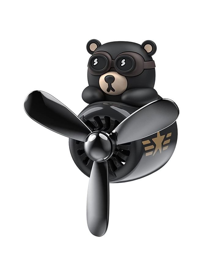 Cartoon Car Air Freshener Cute Car Diffuser Rotating Propeller Air Outlet Vent Freshener - Image 2