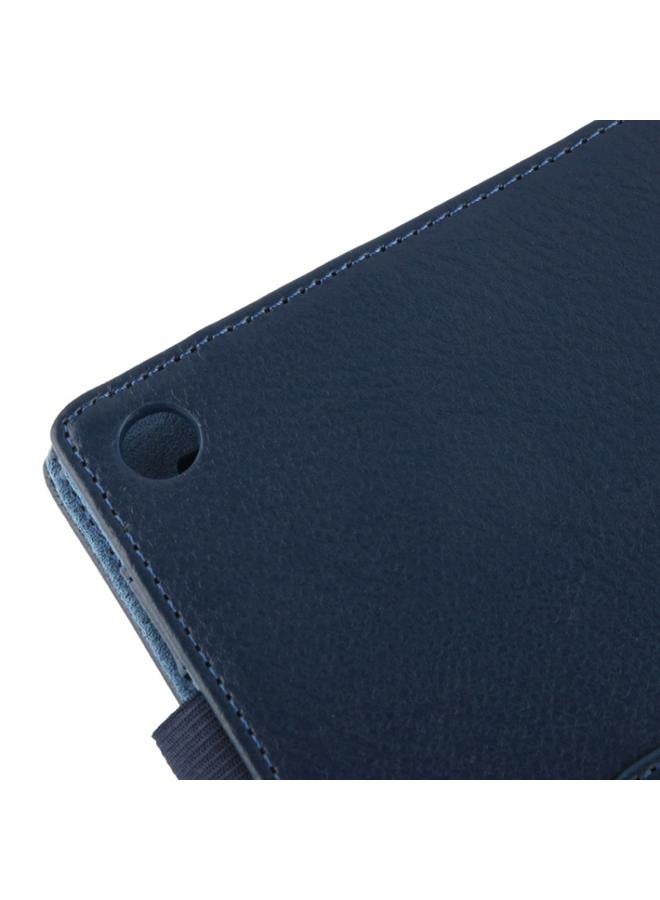 جرين تايجر حافظة جلدية من نسيج الليتشي مع حامل لجهاز Sony Xperia Tablet Z2 10.1 باللون الأزرق الداكن - Image 5