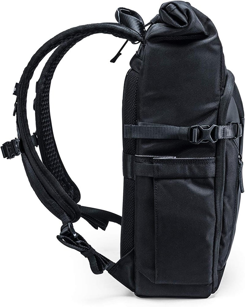 Vanguard VEO SELECT 39RBM Roll-Top Backpack - Black - Image 4