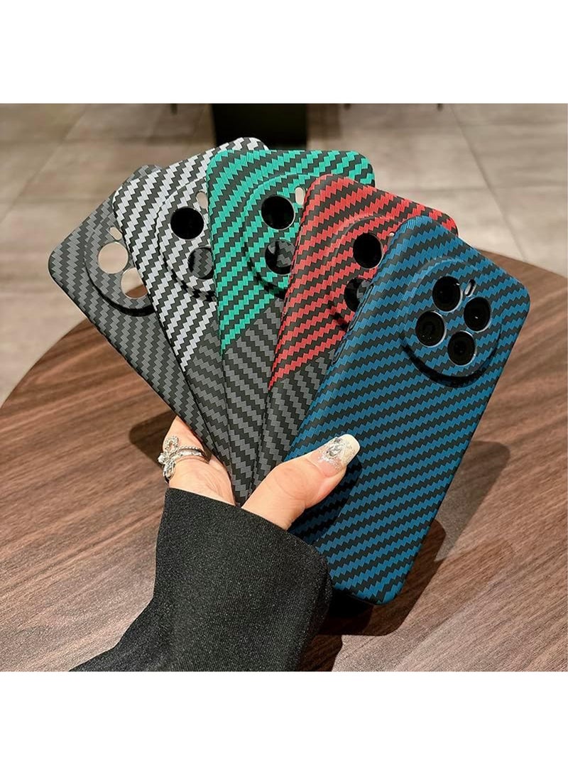 اووكاي جراب Honor Magic 7 Pro، غلاف خفيف الوزن من ألياف الكربون الأراميد لهاتف Honor Magic 7 Pro (أسود/أبيض) - Image 2