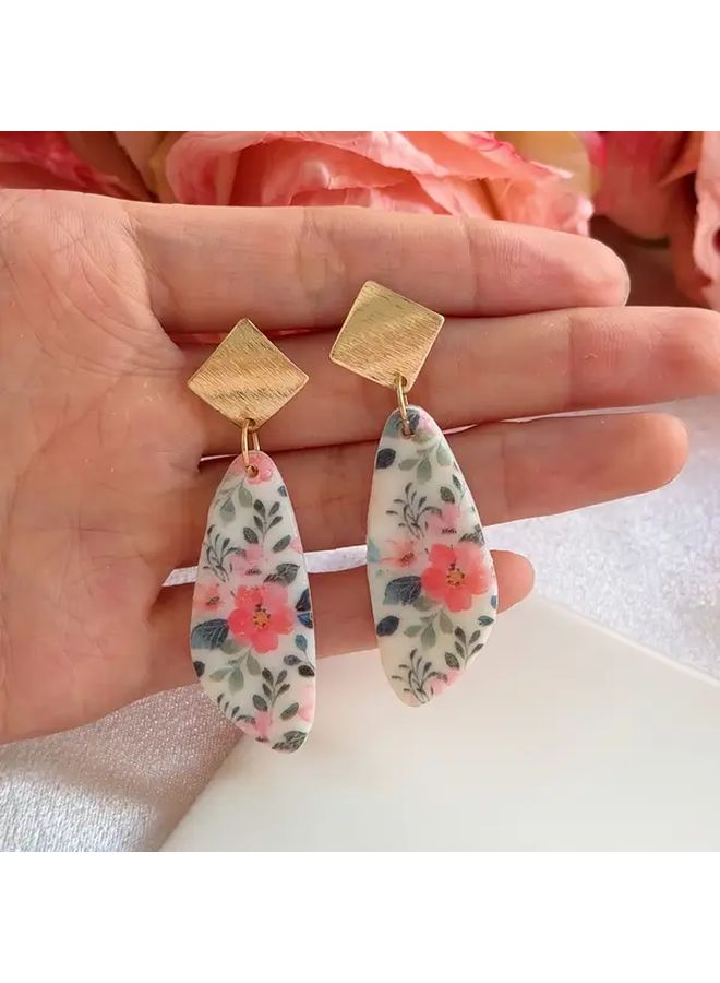 ورق نقل البوليمر كلاي بتصميم الورد والفراشات موديل P157 لصنع المجوهرات - Image 4