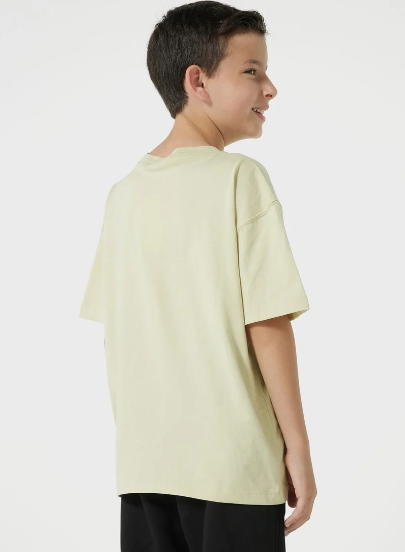 Calvin Klein Jeans Youth 3D Raised Embossed T-Shirt