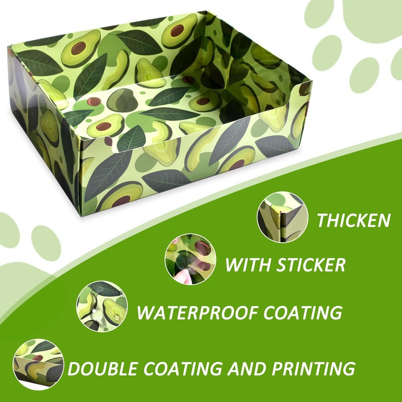 CONLI 30 PCS Disposable Litter Boxes for Cats, Foldable Waterproof Kitten Litter Box Low Entry, Portable Litter Box for Cats Small Pets Animals Travel Needs - Image 4