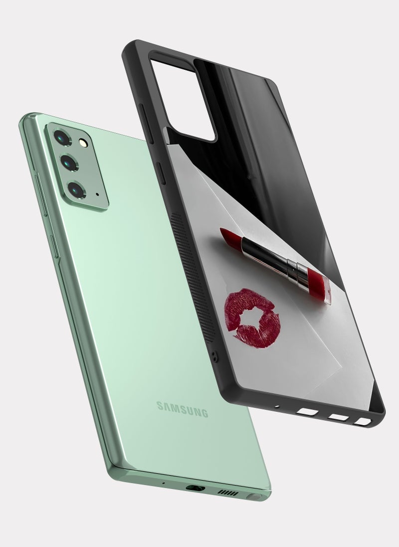 بكسلات كفر سامسونج جالكسي نوت 20 شفاة احمر - Image 2