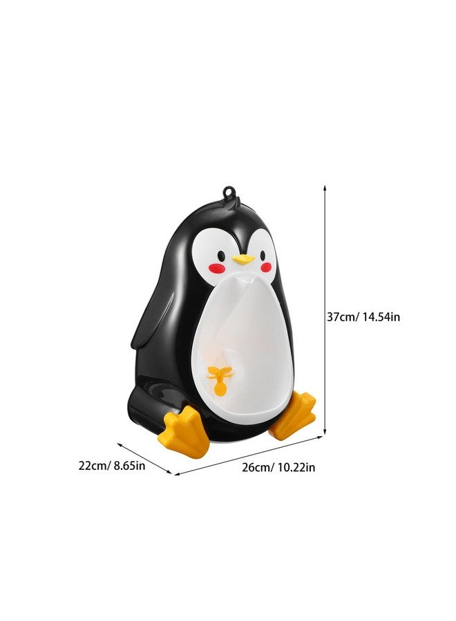 ifundom 1pc Penguin Shape Boy Training Urinal Wall-Mounted Toilet for Boys Fun Rotating Easy to Install Clean Space-Saving Potty Green - Image 2