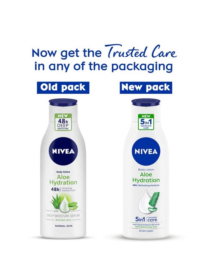 Nivea Aloe Hydration Body Lotion 200 Ml| 48 H Moisturization | Refreshing Hydration | Non Sticky Feel | With Goodness Of Aloe Vera For Instant Hydration In Summer | For Men & Women - Image 2