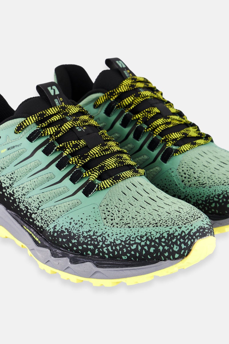 361 Degrees Women Camino Lace Up Running Shoes, Sage Green - Image 3