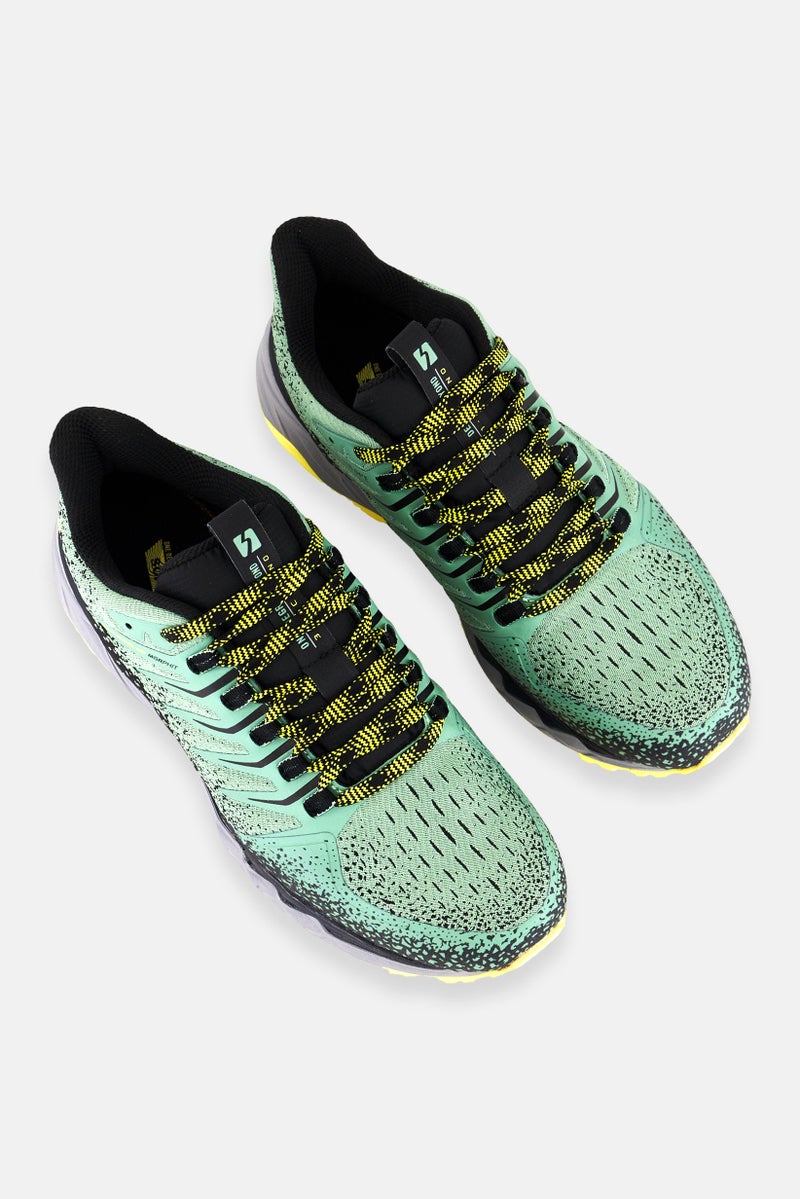 361 Degrees Women Camino Lace Up Running Shoes, Sage Green - Image 4