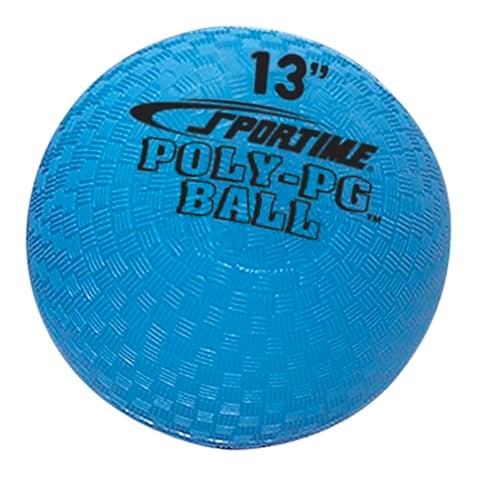 Sportime Poly Playground Ball 13 inch Blue - Image 1