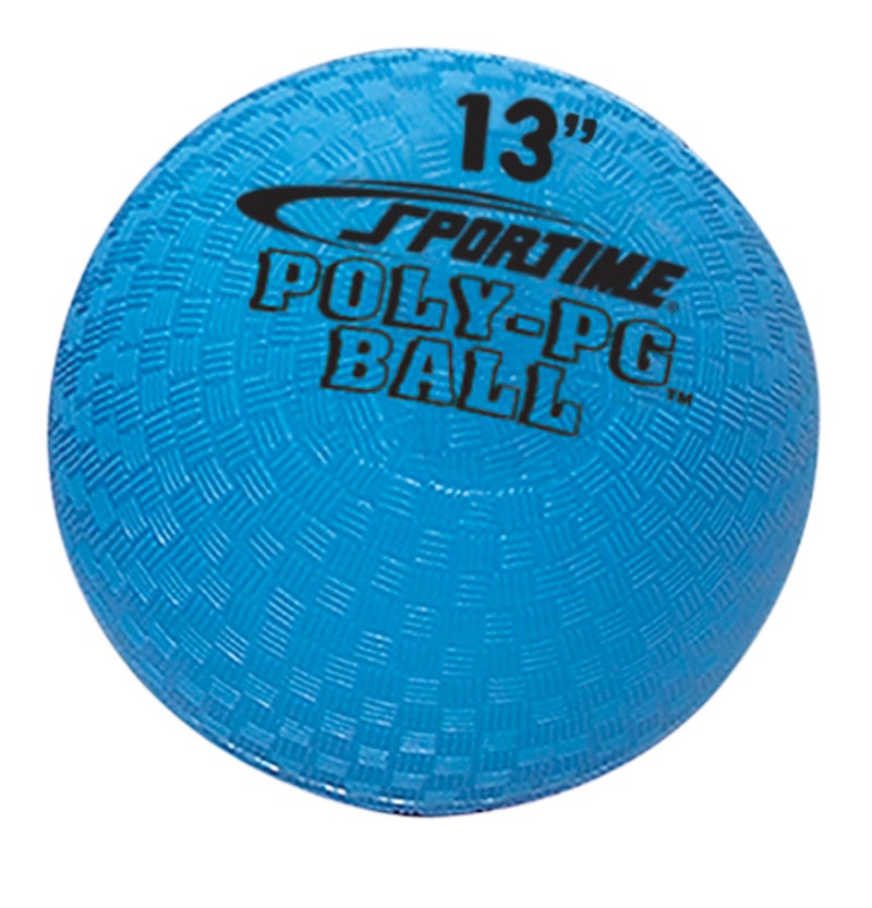 Sportime Poly Playground Ball 13 inch Blue - Image 2