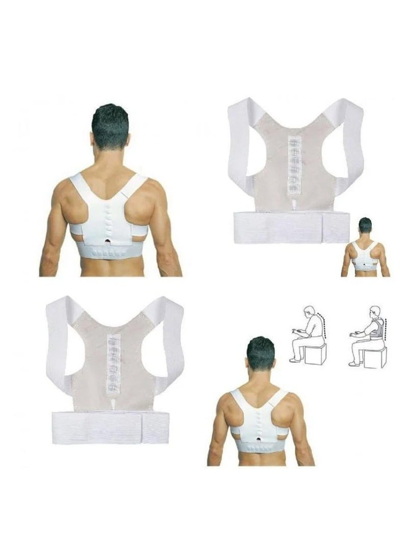 BONITO Back Brace, Posture Corrector for Women and Men, Adjustable Back Support Belt, Upper Back Brace Posture Trainer for Body Correction,  Relieves Pain, Straightens the Back (M) - Image 4