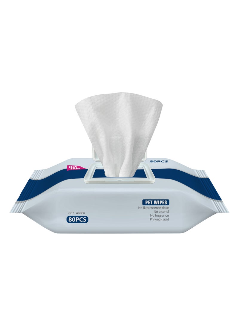 Unscented Pet Wipes for Dogs & Cats - Image 2