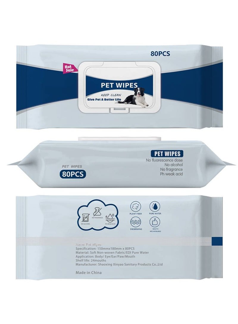 Unscented Pet Wipes for Dogs & Cats - Image 4