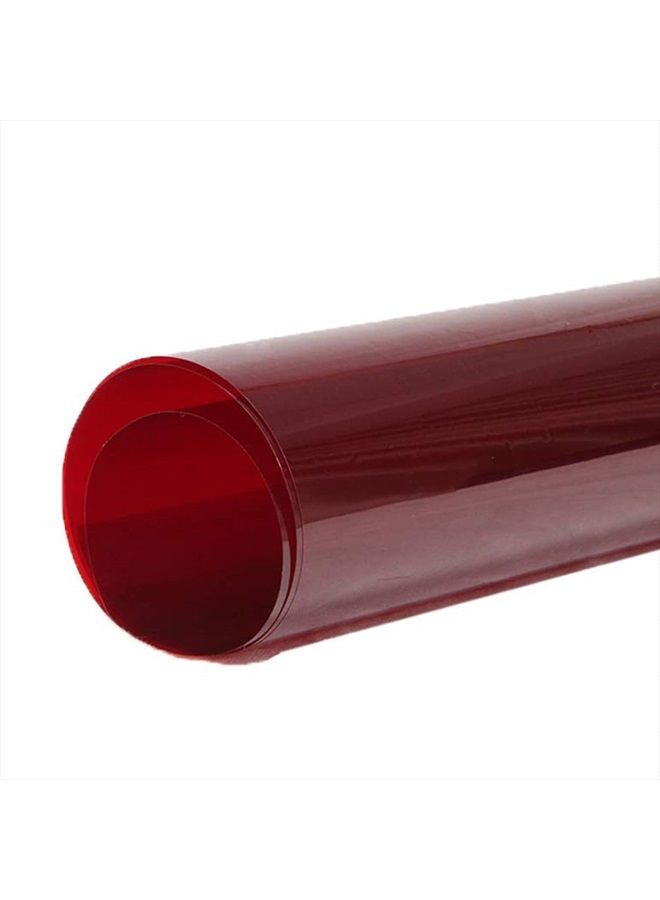 Selens 15.8X19.7inch/40X50cm Gels Color Filter Paper Correction Gel Lighting Filter for Photo Studio Light Red Head Light Strobe Flashlight Dark Red - Image 1