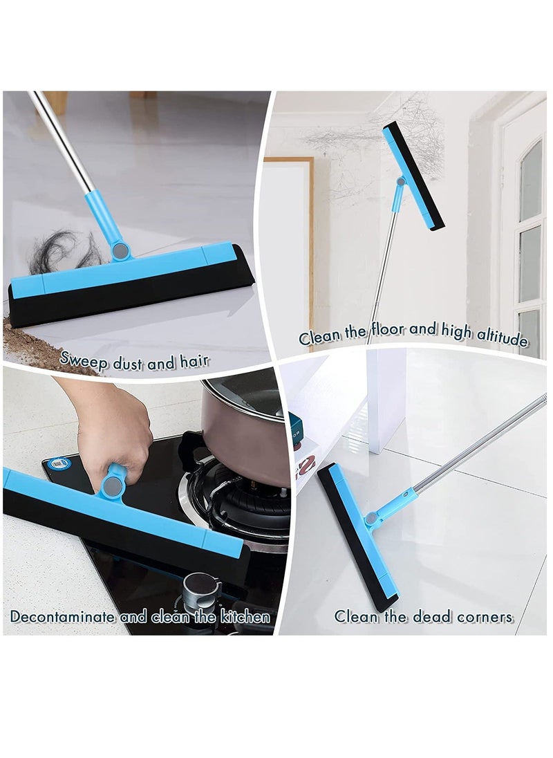 Generic - 3 Parts Floor Squeegee Scrubber Heavy Duty Professional Foam Water Wiper Scraper with Adjustable Knuckle Joint Window Squeegee Cleaner for Cleaning Wet Room Kitchen Bathroom Shower Garage - Image 1