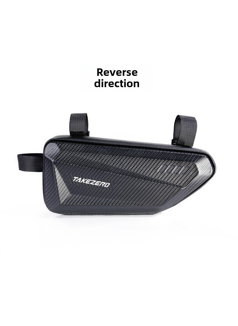 Generic TAKEZERO Hardshell Triangle Bike Frame Bag There is a reverse direction of LOGO 