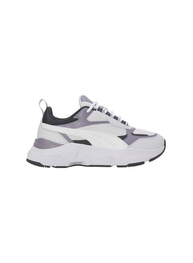 Puma Womens Cassia Silver Mist-White-Galactic Gray-Pale Plum-Silver Sneaker - 8 UK (38464723) - Image 3