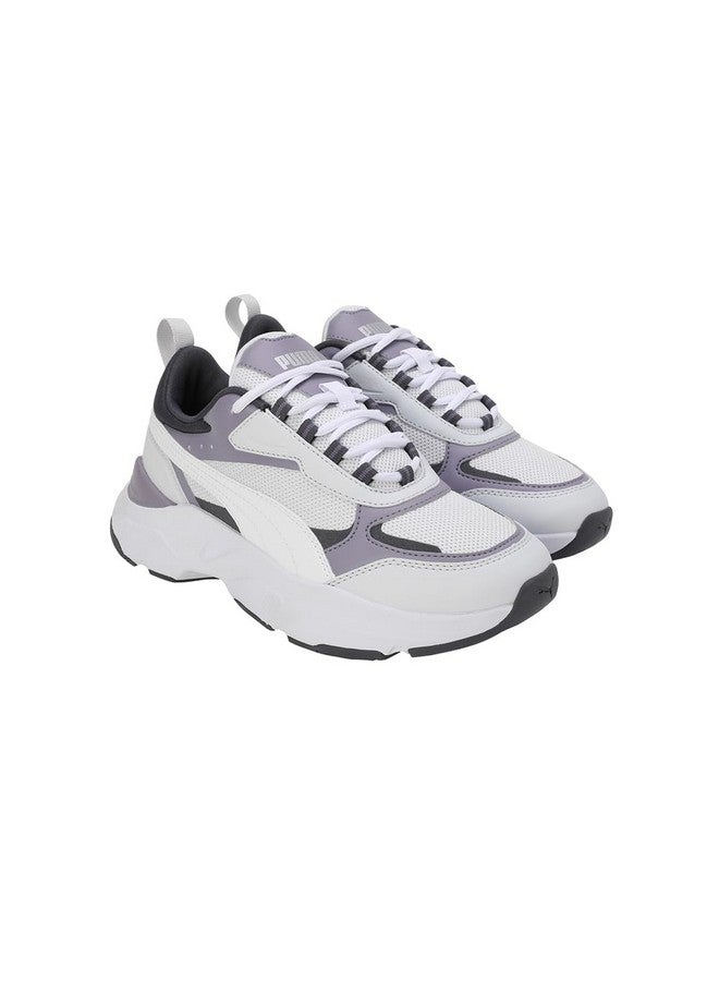 Puma Womens Cassia Silver Mist-White-Galactic Gray-Pale Plum-Silver Sneaker - 8 UK (38464723) - Image 5