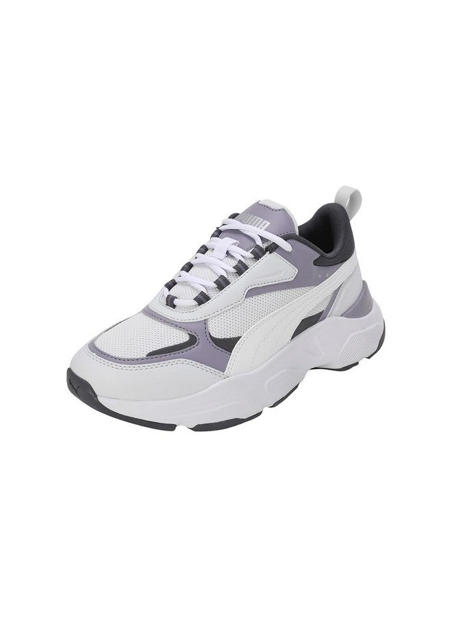 Puma Womens Cassia Silver Mist-White-Galactic Gray-Pale Plum-Silver Sneaker - 8 UK (38464723) - Image 1