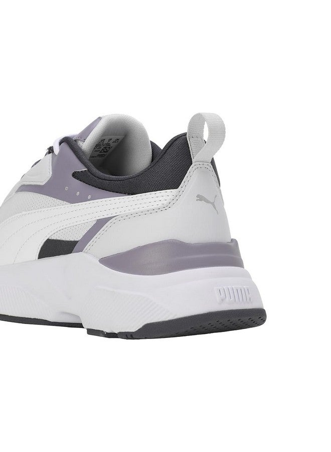 Puma Womens Cassia Silver Mist-White-Galactic Gray-Pale Plum-Silver Sneaker - 8 UK (38464723) - Image 4