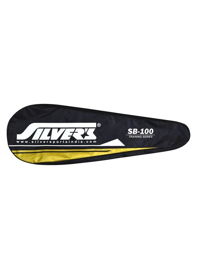 Silvers مجموعة سيلفر SB-100 كومبو-2 (2 مضارب/بادمنتون مع غطاء كامل + 2 قطعة شوتل بلاستيكية) أخضر-أزرق، فولاذي - Image 5