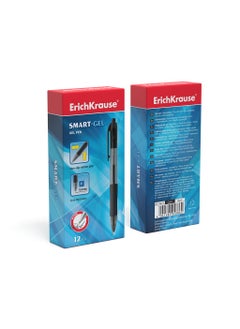 ErichKrause Retractable gel ink pen Smart-Gel MaticGrip 0.5, ink color: black (box 12 pcs.)  - Image 3