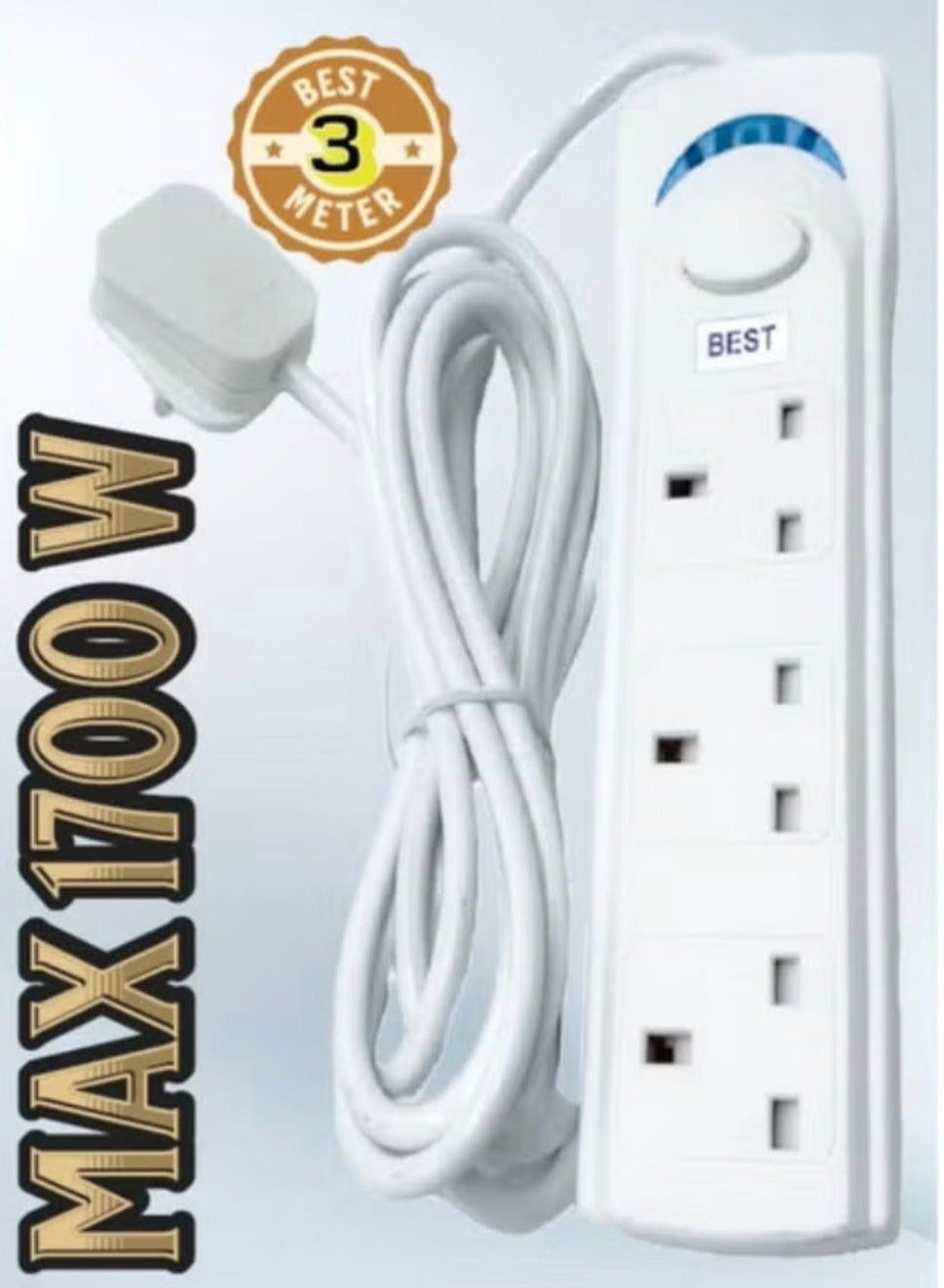 بيست Best Electrical Connection With Three Outlets 3 Meters Long