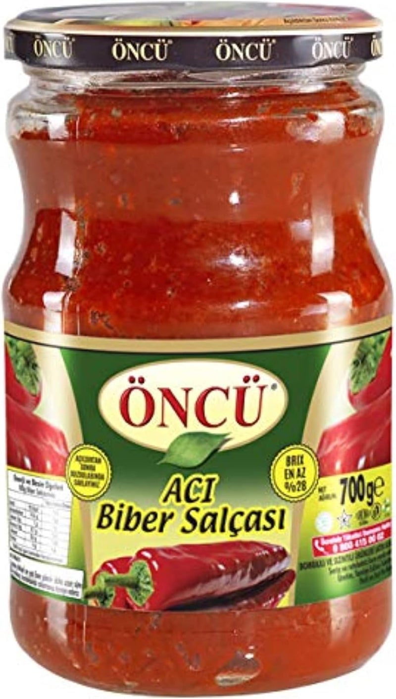 N.C Öncü Turkish Hot Pepper Paste 700g - Image 1