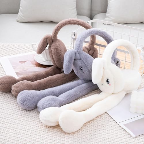 RR DESIGN Earmuffs Cute Plush Animal Ear Warmers for Women & Girls | Fluffy Furry Ear Muffs for Winter | Fluffy Furry Ear Muffs | Adorable Bunny Fluffy Ear Warmers-mix design - Image 2
